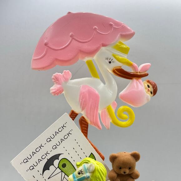 Vintage Johnsons Baby Powder Tin Assemblage Baby Shower Nursery Decor - Picture 5 of 8